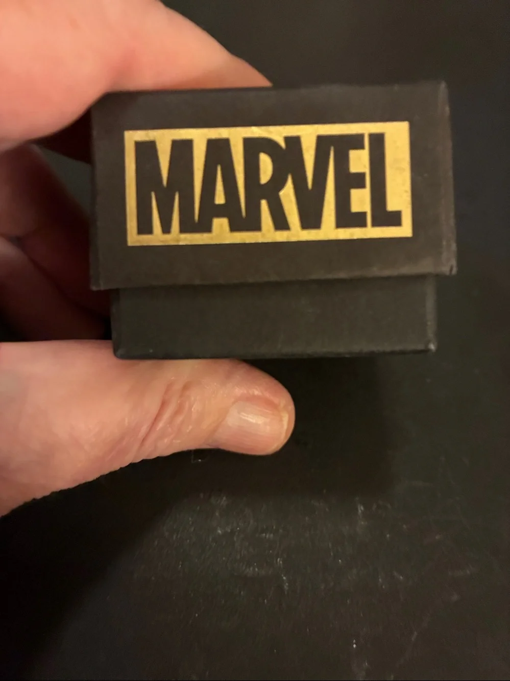 Wolverine Silver Ring with Black Inlay. Stainless steel. Vintage